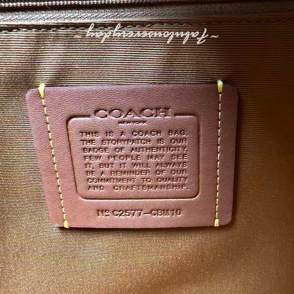 Coach Smith Tote Bag Crossbody In Leather/Silver/Denim Multi CBM10 NWT - Picture 7 of 8